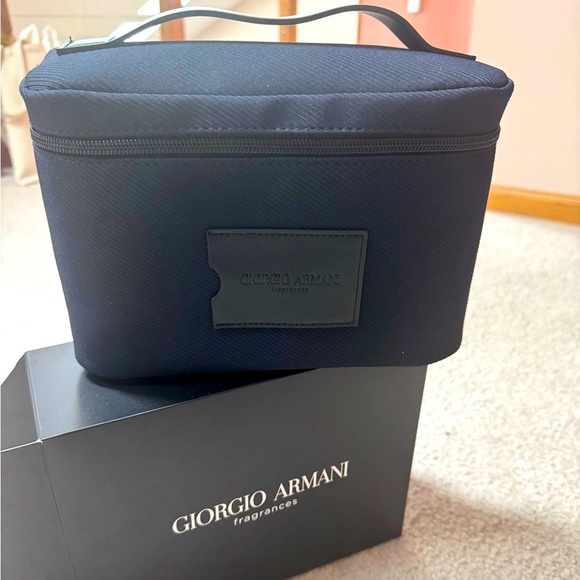 Giorgio Armani Other - Armani toiletry bag with 2 samples + gift box